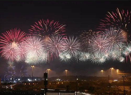 中卫焰火晚会